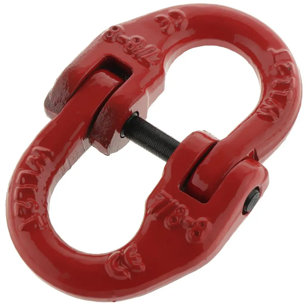 Painted Grade 80 Drop Forged Alloy Steel Connecting Link, Large Working Load Limit