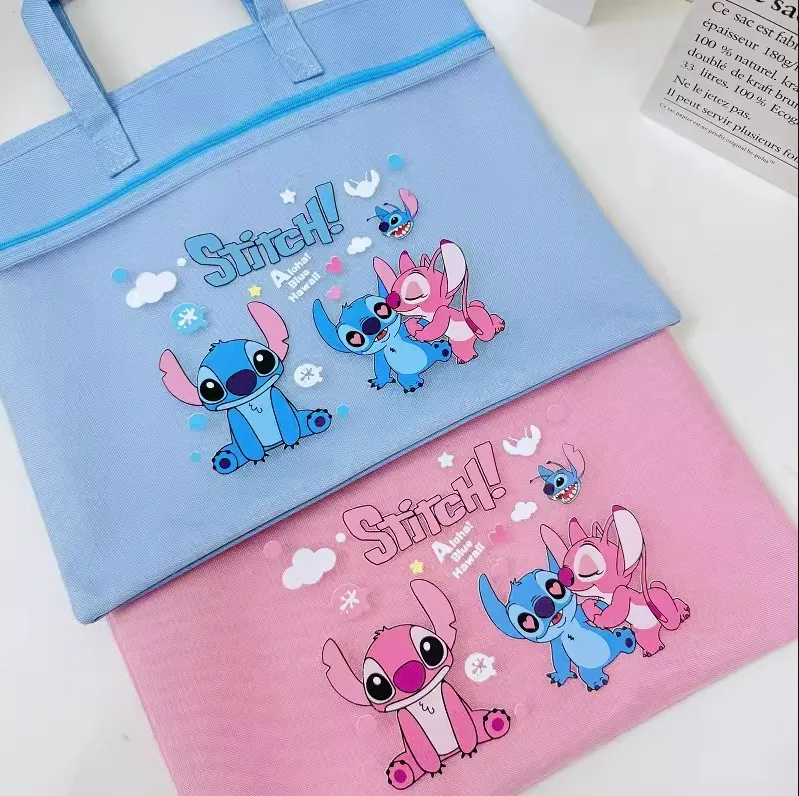 Disney Lilo & Stitch Torba do przechowywania dokumentów Organizadores Folder Organizer plików Anime Akcesoria biurowe Prezent dla dziecka