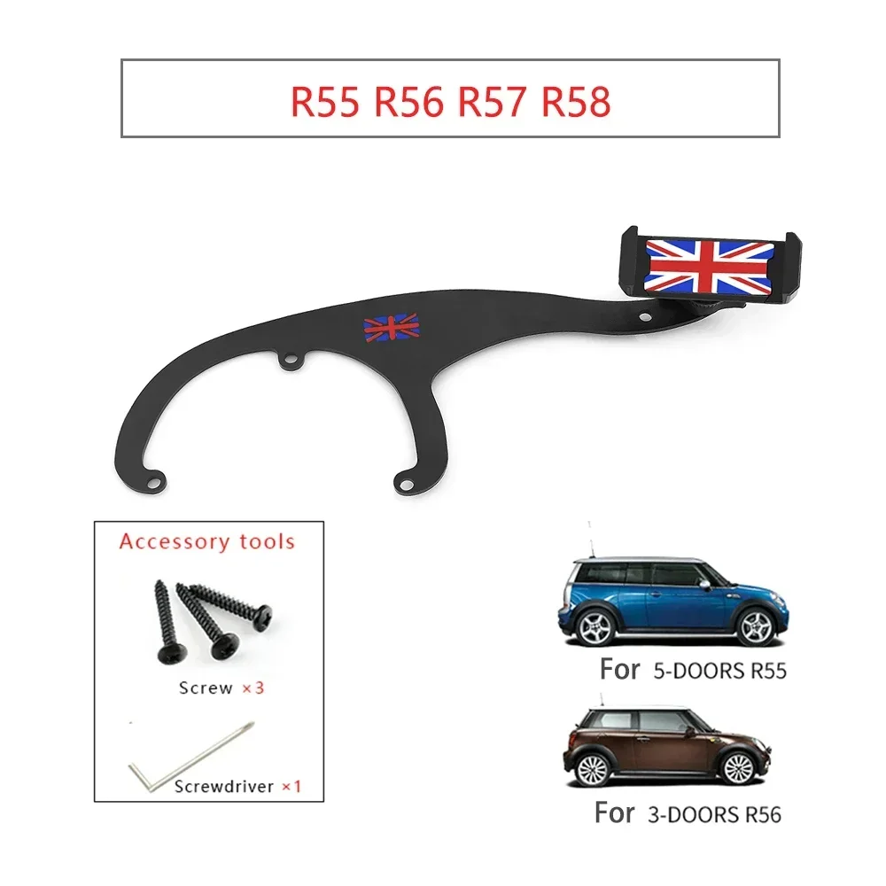 Voor MINI Cooper R55 R56 R57 GPS Telefoon Houder Auto Styling Interieur Beugel Voor MINI R50 R52 R53 R60 R61 Mobiele Navigatie houder