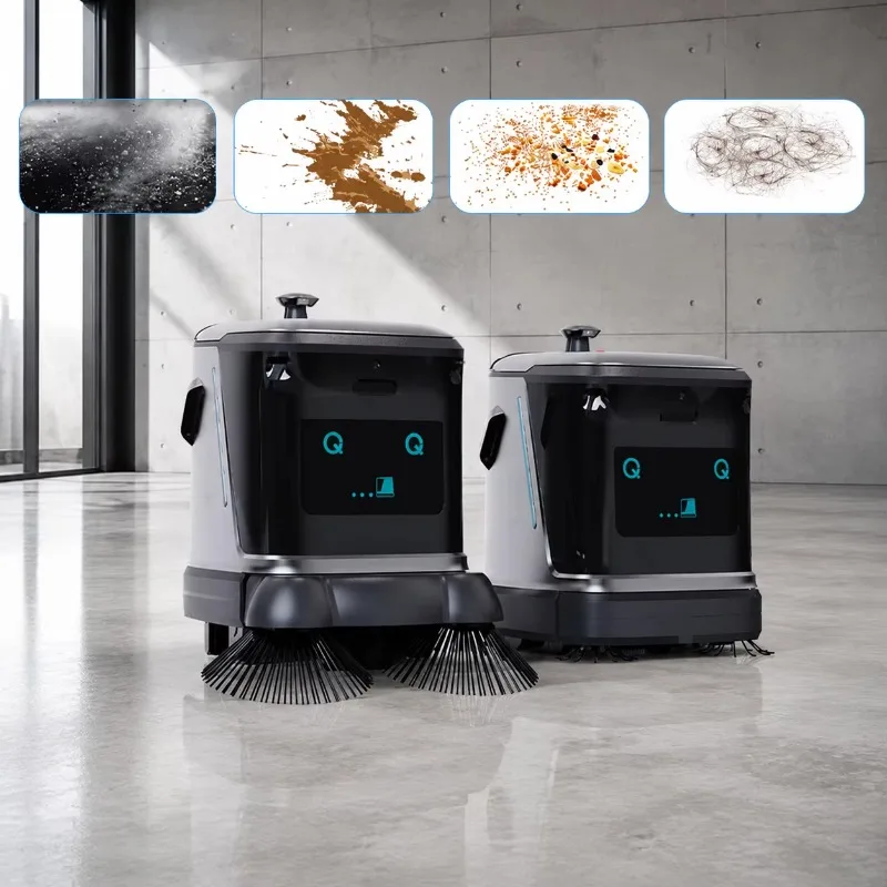 Heavy Duty Factory Floor Cleaning Robot Autonomous Navigation Robotic Washer For Logistics Distribution Center Industrial Plant