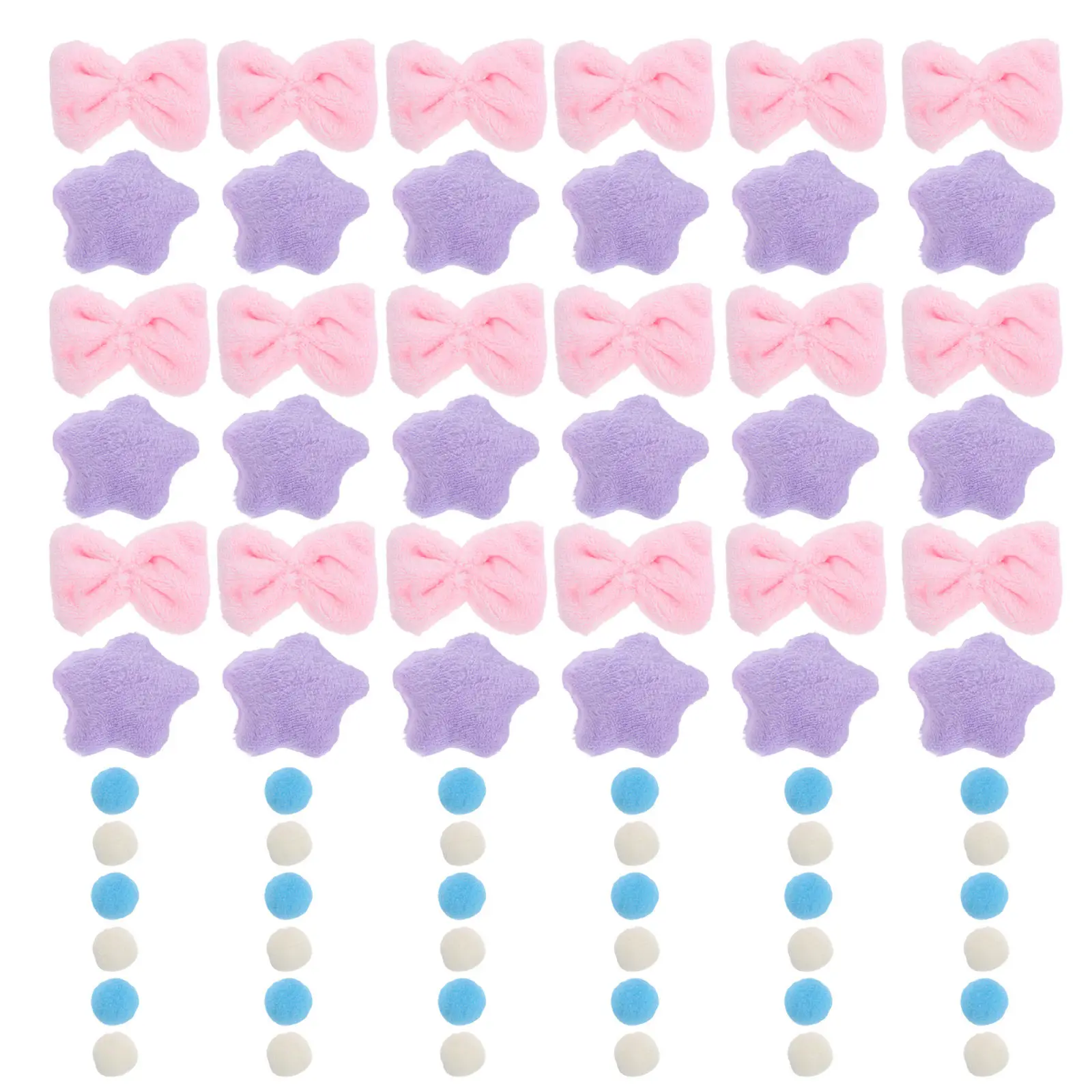 1Set Purple Doorway Curtain for Kids Room DIY No-Drill Installation 3D Star Bowknot Fringe Garland Nursery Decor Backdrop Party