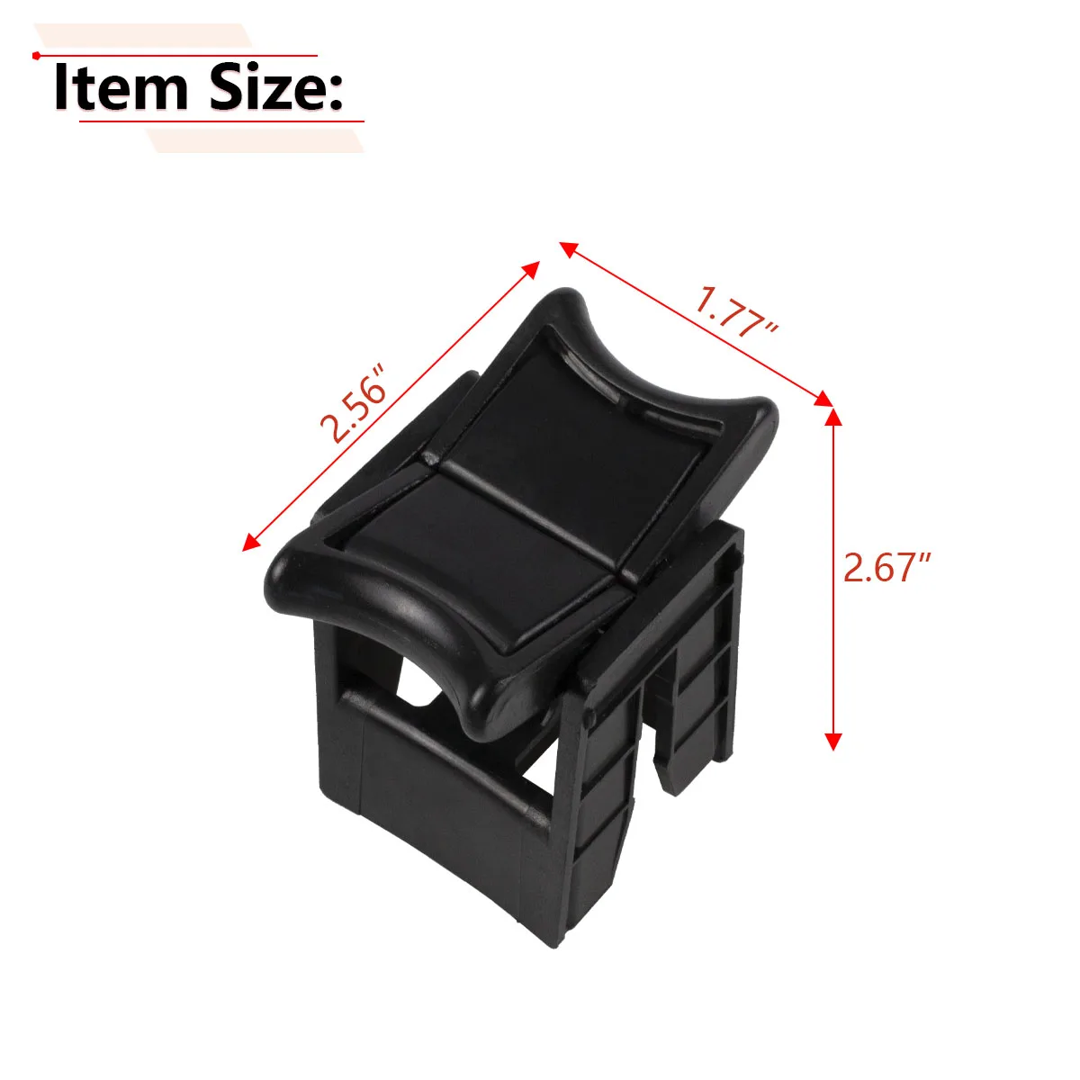 55618-06050 Center Console Cup Holder Insert Divider for TOYOTA TACOMA 2016 2017 2018 2019 2020