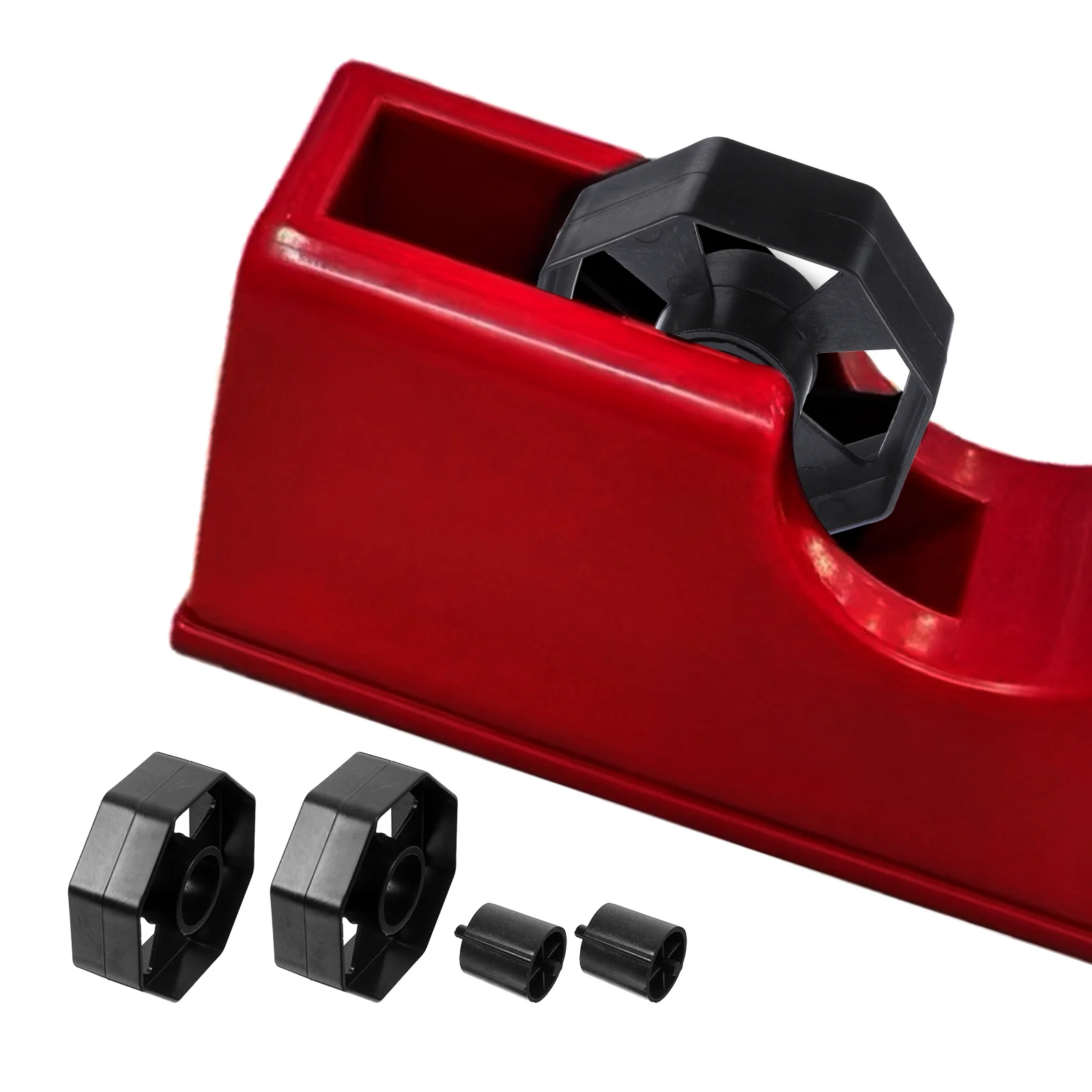 

3Sets Desktop Tape Dispenser Rolling Core Smooth Adhesive Tape Holder Replacement Part Office Organizer Accessories