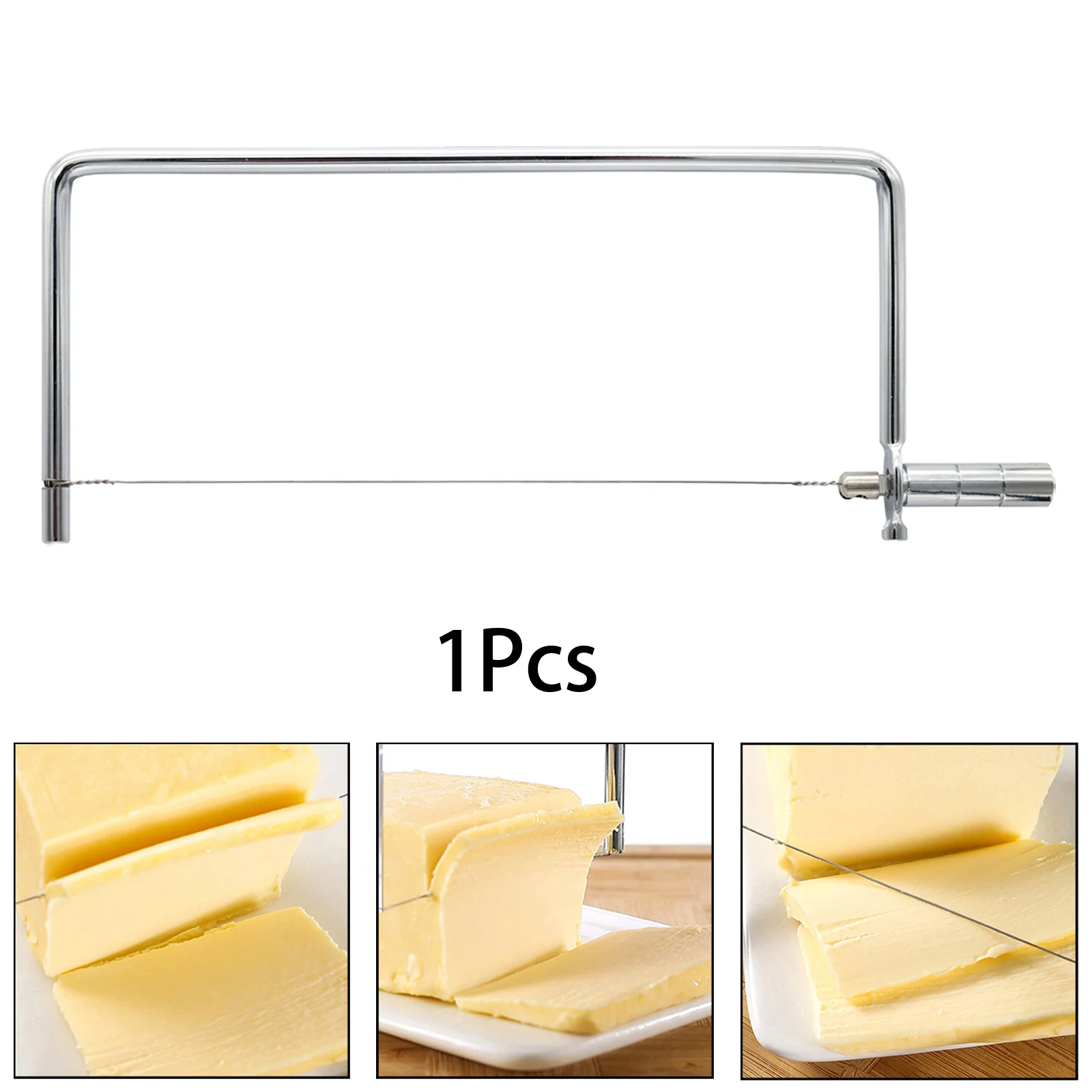 Cheese Slicer Cutter Block Cheese Slicer Durable Portable Versatile Kitchen Tool Easy to Clean Heavy Duty Butter Slice Cutter