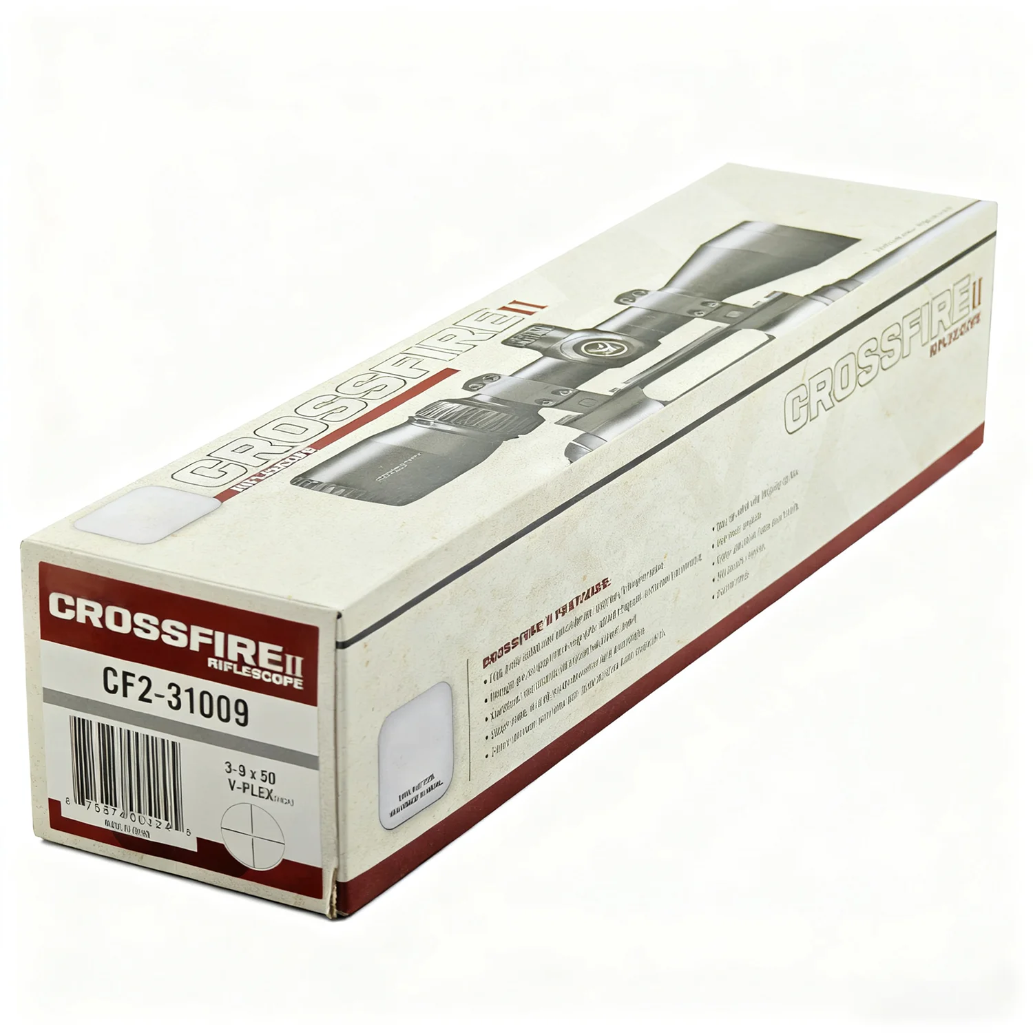 

Cros*fire Compact 3 - 9x50 AO Adjustable Riflescope:SFP Optical Sight for Precise Focusing Hunting & Airsoft Shooting Features