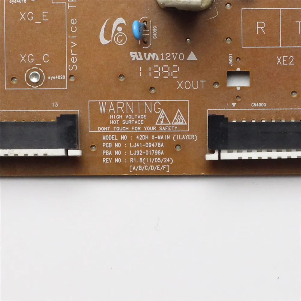 Plasma Board LJ41-09478A LJ92-01796A 42DH X-MAIN(1LAYER) for TV Plasma X-Main Board PN43D430A3DXZA LJ41-09479A Power Board