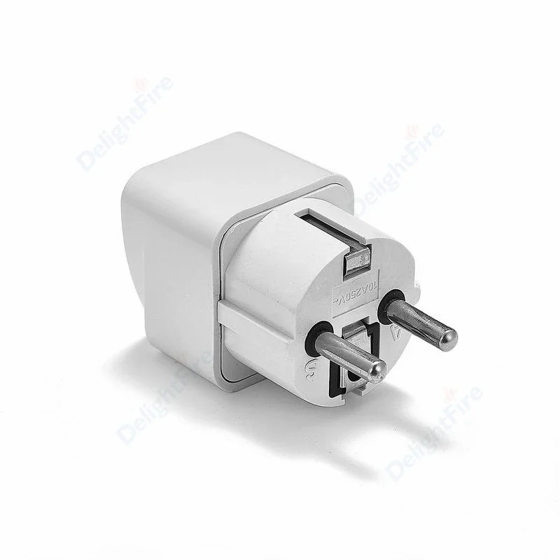 Universal KR EU Plug Adapter 2 Pin US UK To EU KR European Europe Euro German Travel Power Adapter Electrical Socket Plug Outlet