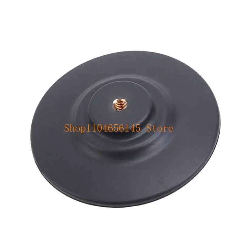 Rubber Mount Car Dashboards Round Plate Adhesive Tape with 1/4 Internal Screw Adapter for Camera Smartphones Accessories