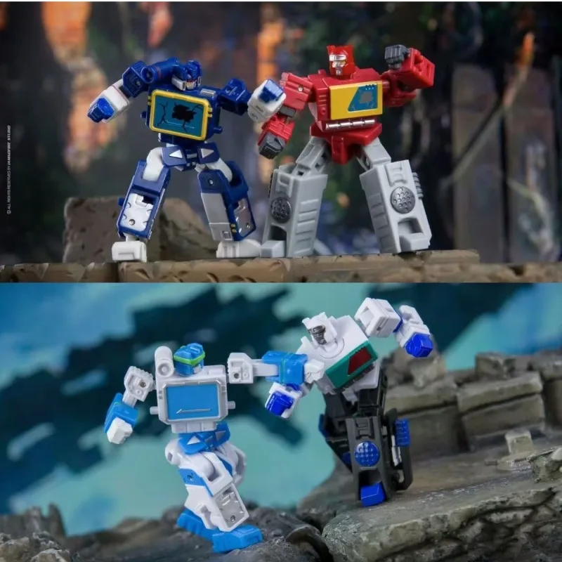 В наличии DR.WU Transformation DW-E02D&DW-E16D DW-E02M&DW-E16M MONITOR SOUND MASTER Soundwave Blaster Set Мини-фигурка