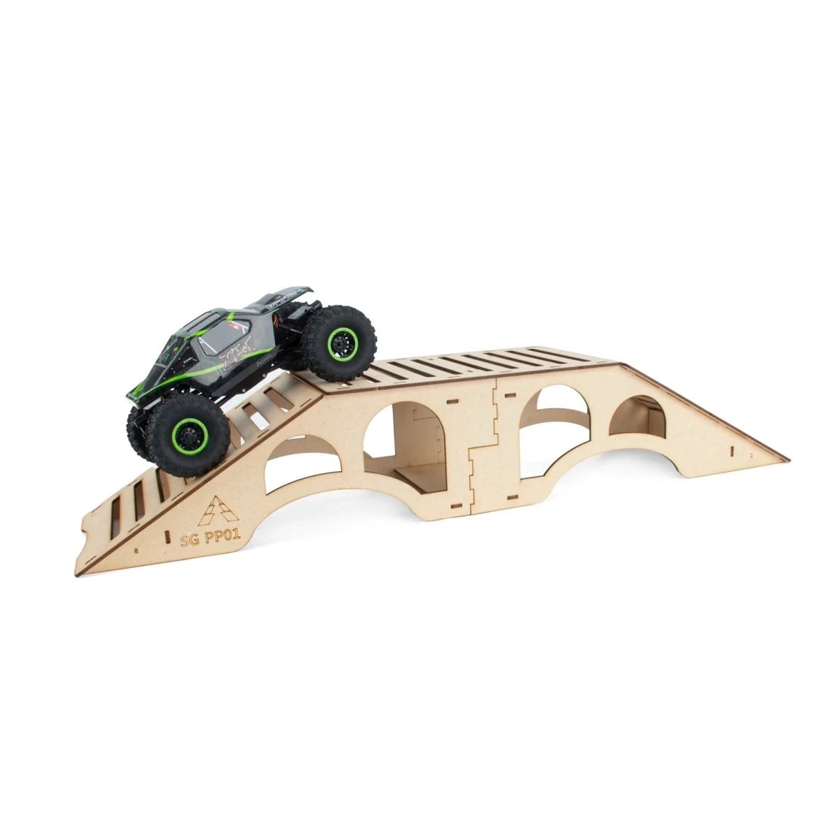 

RC Off-Road Obstacle Ramp Slope Bender Board Barrier Track Props For 1/18 1/24 Mini RC Rock Crawler Desktop Climbing Car