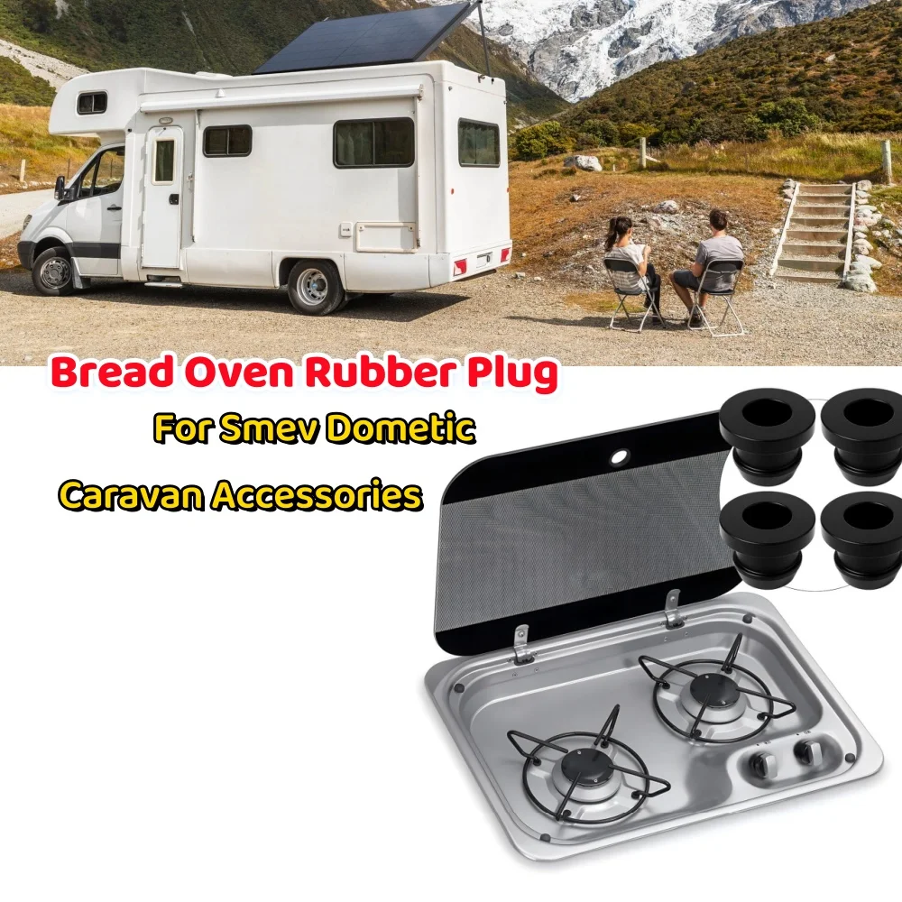 8PCS Stoves Rubber Plug Grommet Sleeve Pan Hob Replacement For Smev Dometic Caravan Motorhome Kitchen Accessories 44990000122