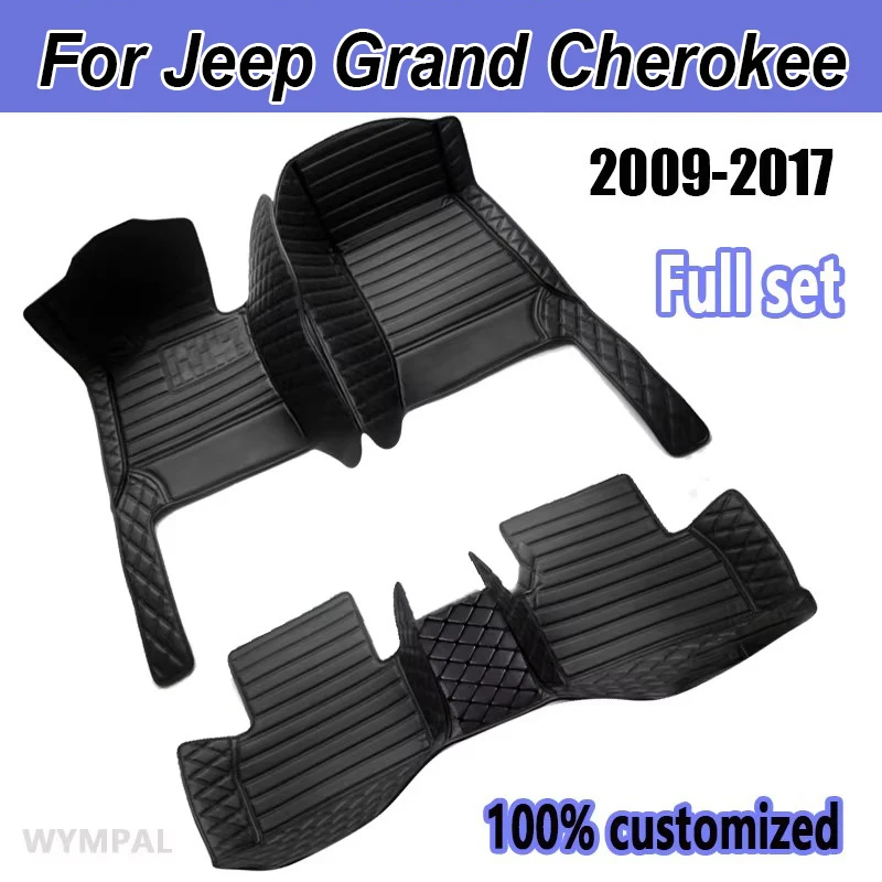 Car floor mats for Jeep Grand Cherokee WK WK2 2011-2022 12 13 14 15 16 17 18 19 20 21 Custom Carpet Cover interior accessories