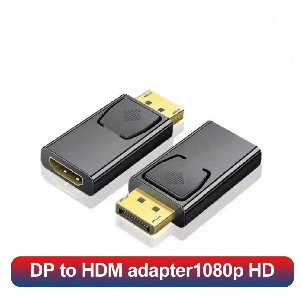 DP To HDMI-compatible Adapter For PC TV Cable Computer Monitor Converter Gold/nickel Plated Plug DisplayPort Usb Adapter