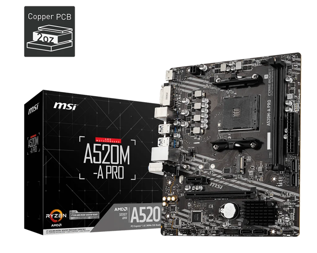 Msi A520M-A Pro Gam… - image