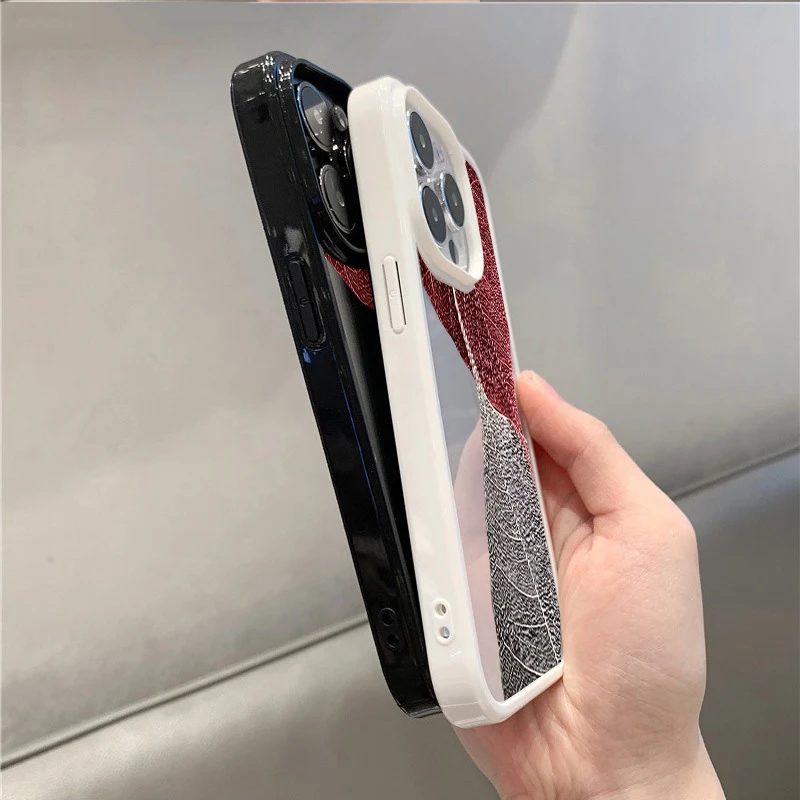 Art Autumn Leaf Vein Clear Phone Case for Xiaomi Redmi Note 15 14 13 12 11 10 9 14 Pro Plus 5G 15 Pro Redmi 15C 14C 13C 4G Cover