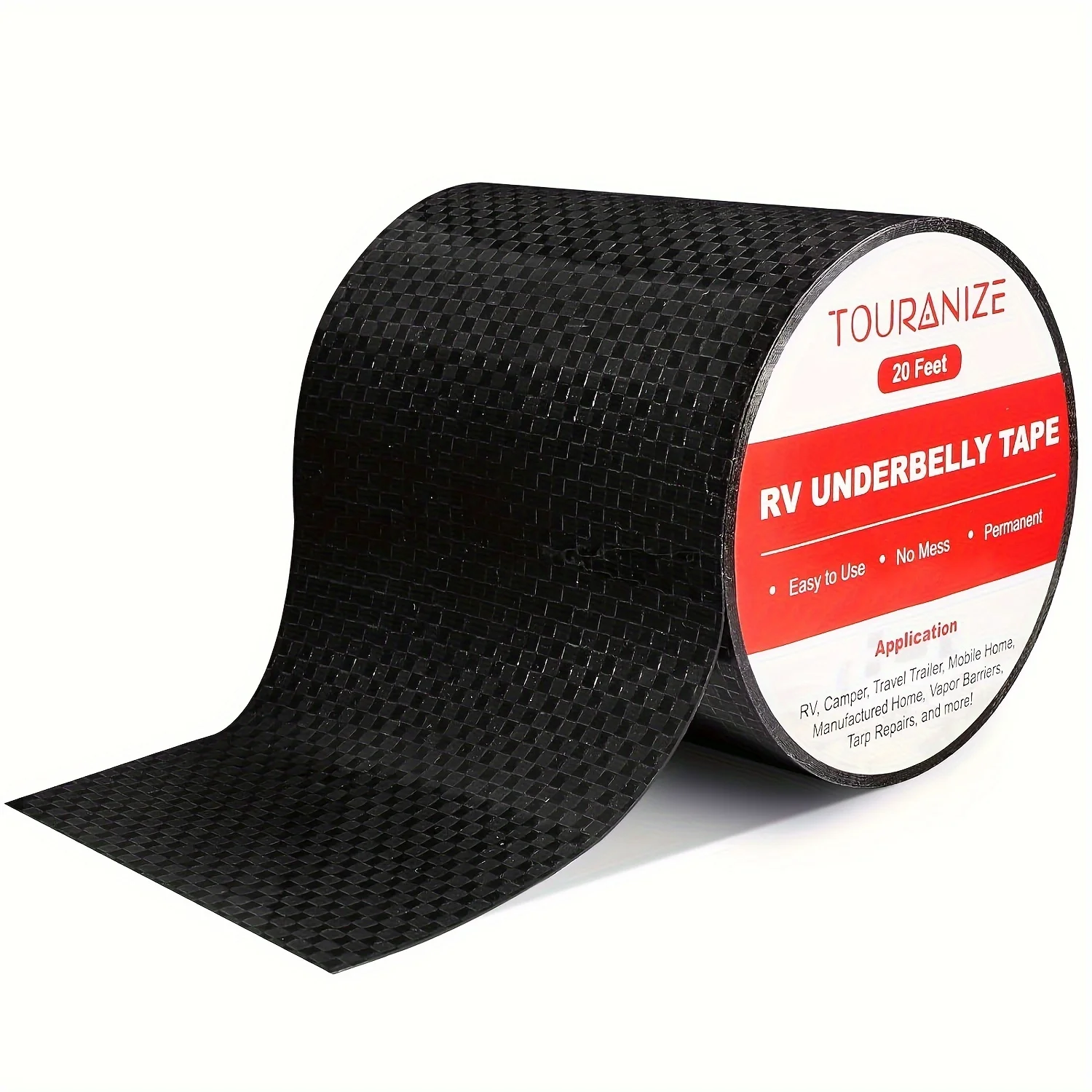 

YITAPE Waterproof RV Underbelly Tape Black Flexible Repair Patch for Mobile Home Camper Trailer 10/15/20cm Wide Sealing Tape