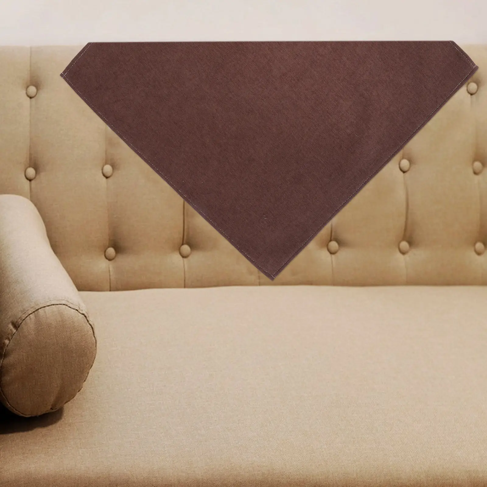 70x70cm Sofa Armrest Cover Chenille Double Sided Washable Non Slip Couch Towel for Living Room Armchair Protector Boho Style