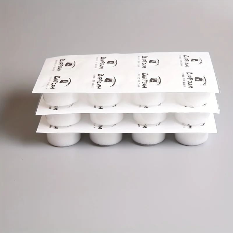 24pcs Disposable Tattoo Needle Foam Rinse Cups, Plastic Ink Cartridge Cleaning Caps, Tattoo Cleaning Supplies