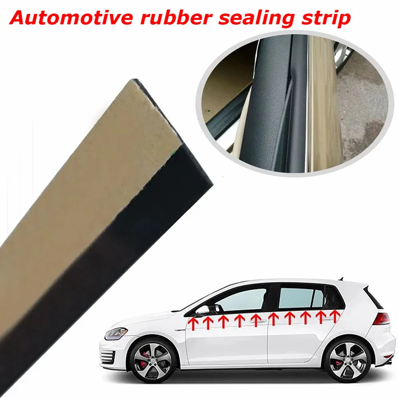 Car rubber sealing strip, double-sided waterproof high-density car headlight and taillight sealing strip 20mmx4m
