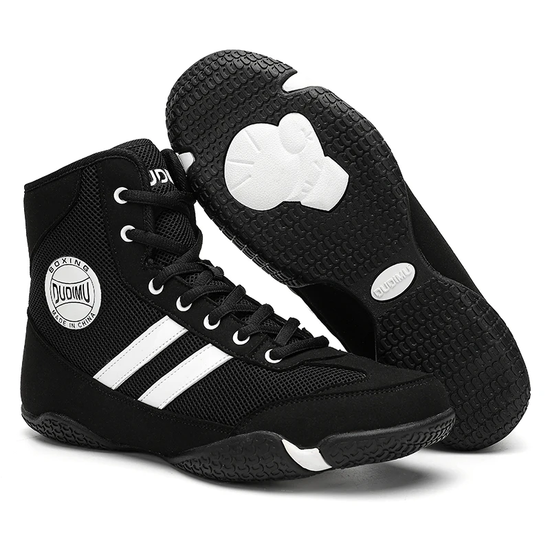 

Качественные удобные мужские боксерские туфли, противоскользящие мужские борцовские кроссовки, амортизирующая тренировочная обувь
