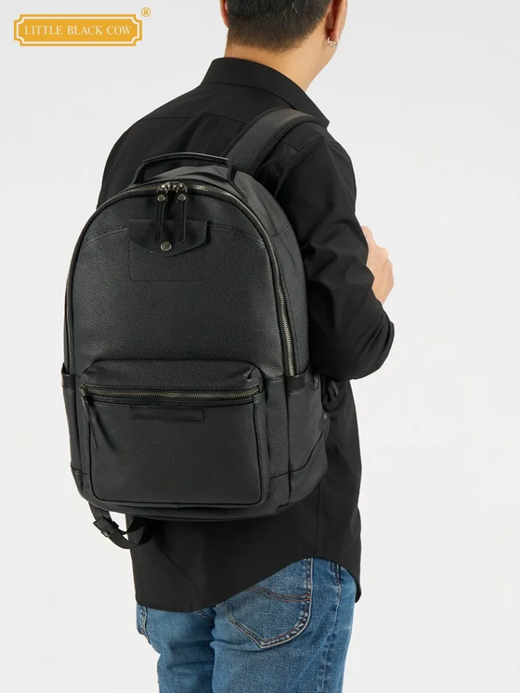 

Модная внешняя мужская женская повседневная школьная сумка для подростков, сумка для фотоаппарата из натуральной кожи, дорожная сумка унисекс, легкая двойная сумка на плечо