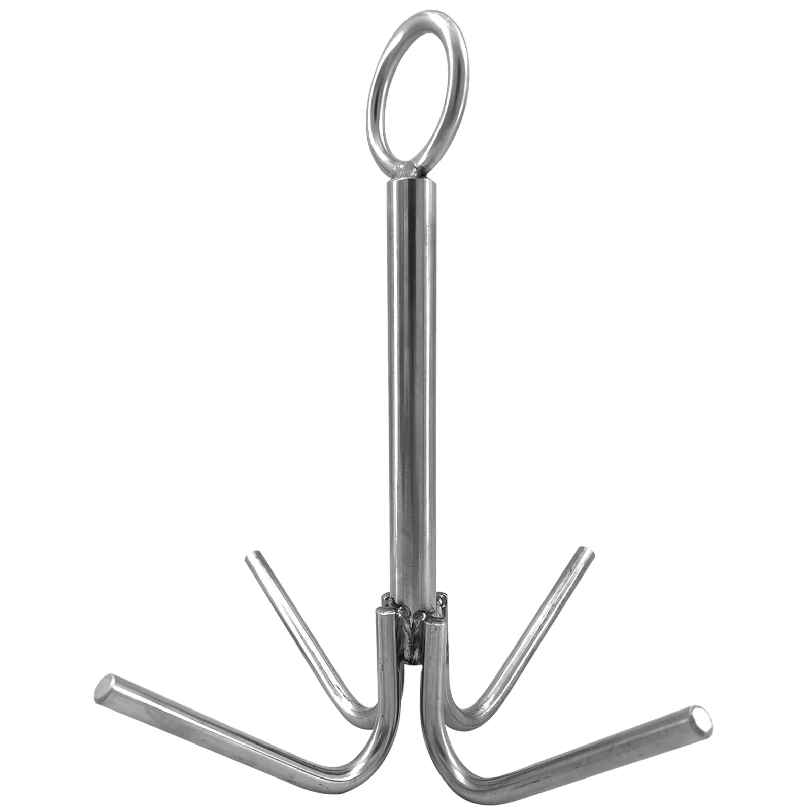 Stainless steel 4-Claw Anchor For Boat Grappling Hook Rustproof Boat Anchor Umbrella Anchor 4-claw Hook Marine Hardware Fittings