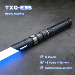 TXQSABER New Arrival RGB Neo Pixel Lightsaber with Metal Hilt SNV4 Core Blade Jedi Heavy Dueling Laser Sword 27 sets Sound FOC