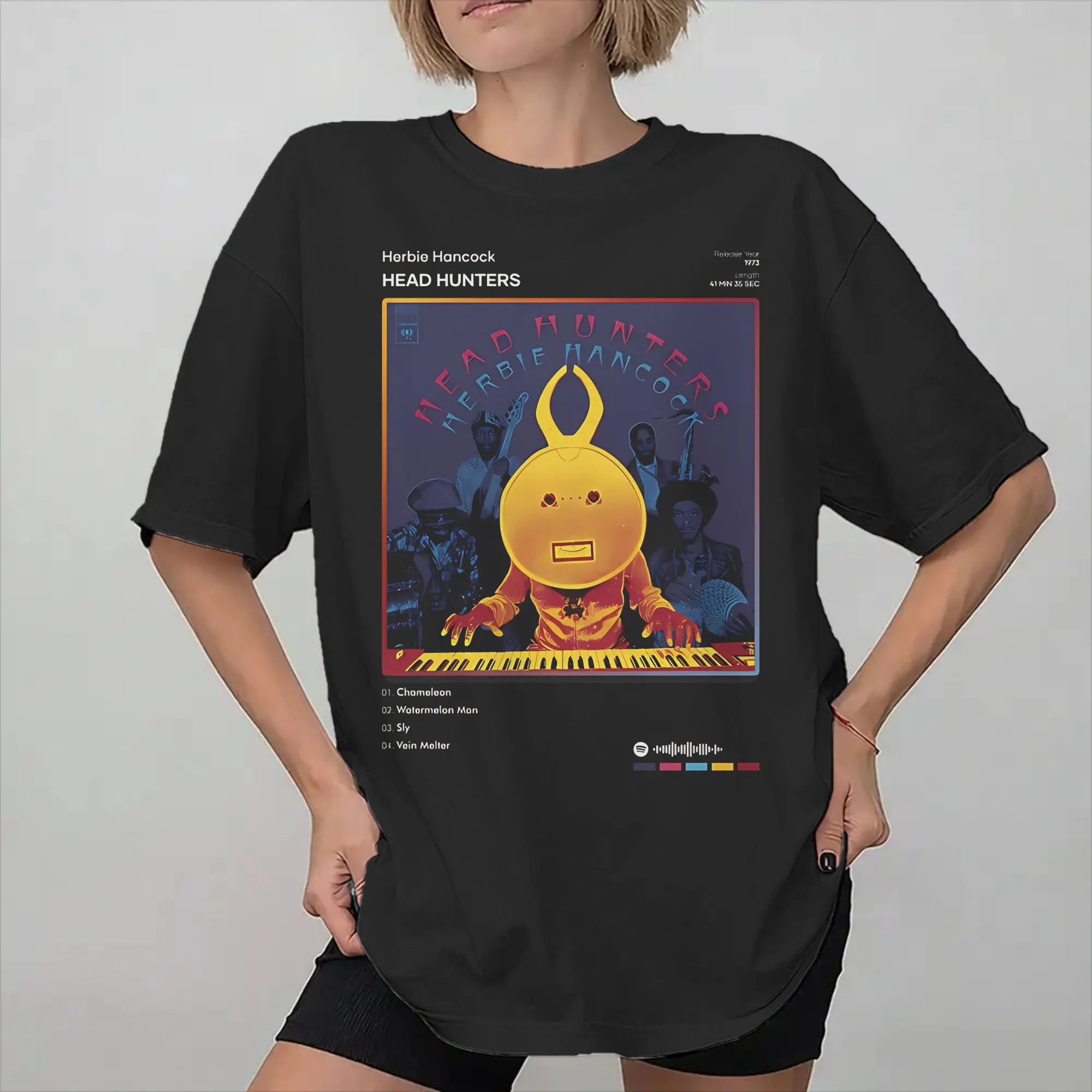 Men Women Fashion Herbie Hancock - Master of Funk and Jazz  Tee T Shirt 100% Cotton  T-shirts Clothing
