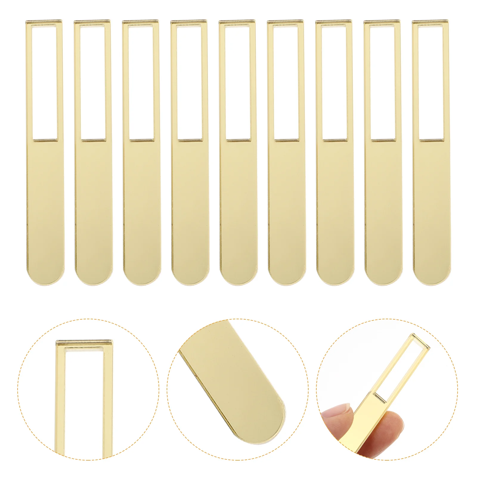 

20 PCS Acrylic Sticks Craft Supplies Reusable Ice Cream Stick Mold Tools for Cake Decorating Festivals