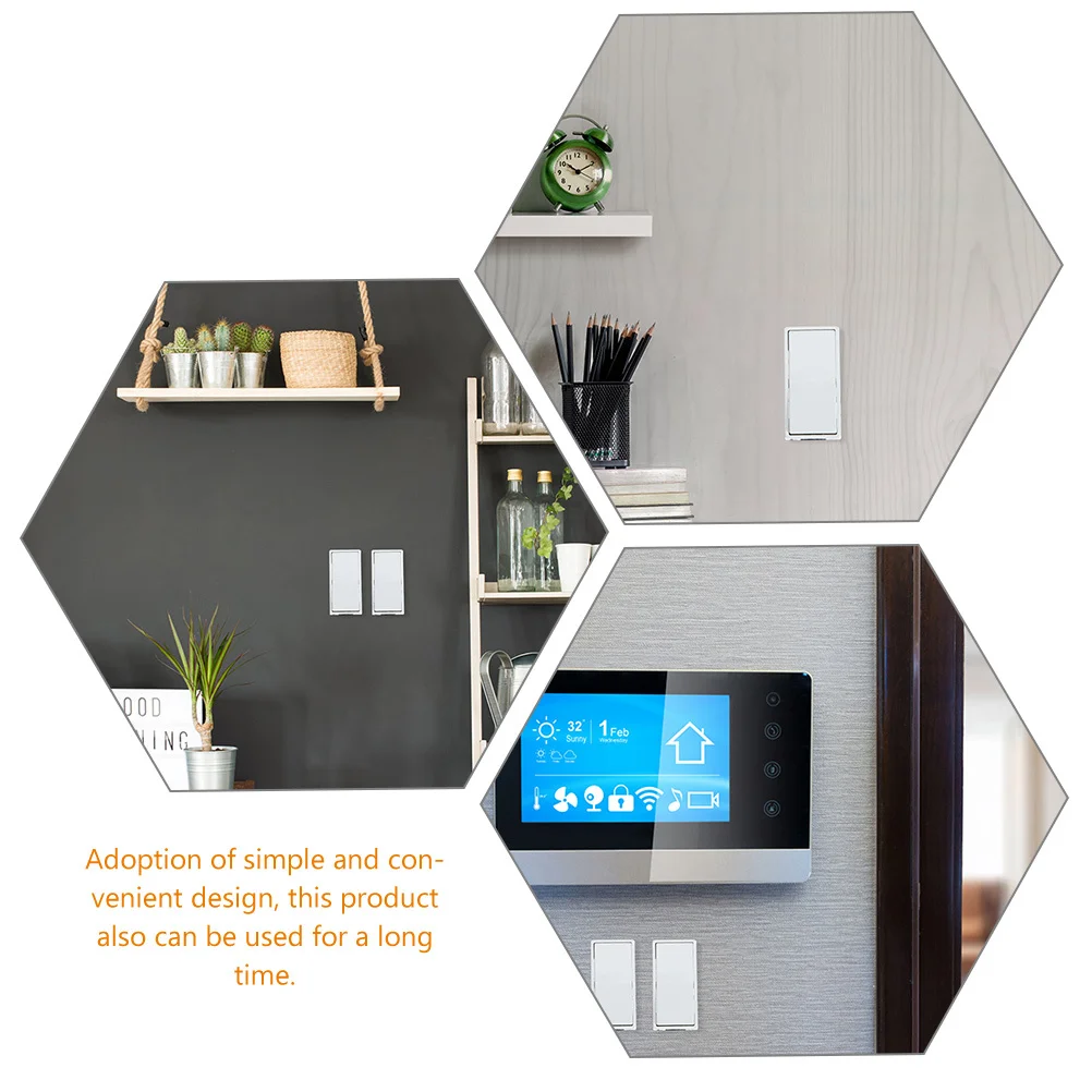 

3-Way Light 15A Rocker Wall Switch For Home Lighting Replacement Standard Decorator Switch Rocker Interrupter For Led