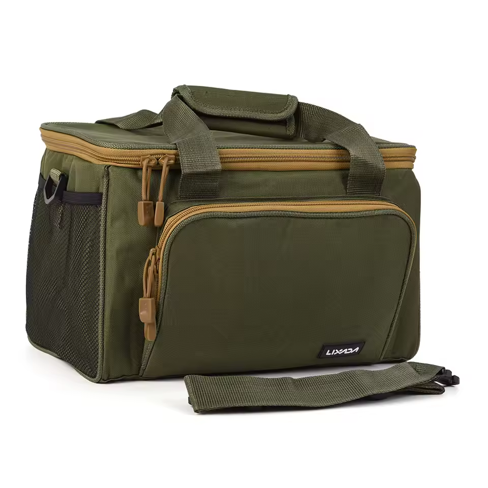 Fishing Bag Fishing Reel Lure Storage Bag Fishing Shoulder Bag Pack Fishing Tackle Bag Fishing Lure Bag Accessory