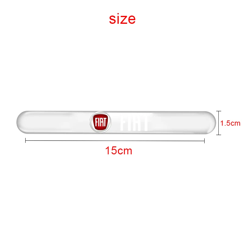 4Pcs Car Door Protective Invisible Stickers Silicon Anti-collision Protection For Abarth FIAT Punto 500 Tipo Stilo Palio Bravo