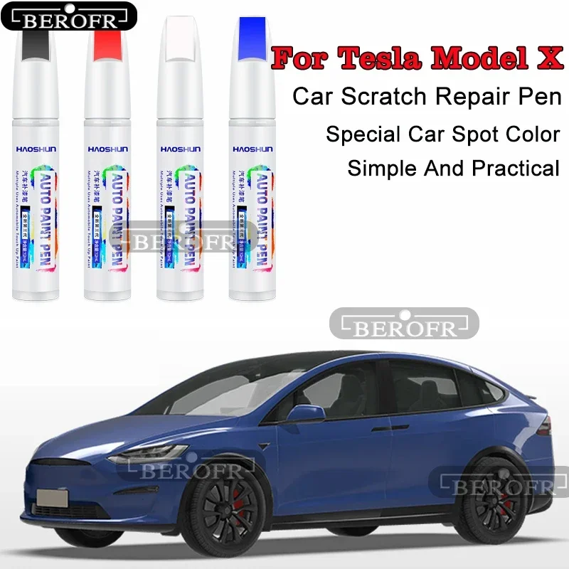 For Tesla Model X Paint Pen Supplies Modification Accessories Car Paint Scratch Repair Car Scratch Remover Paint Repair Set
