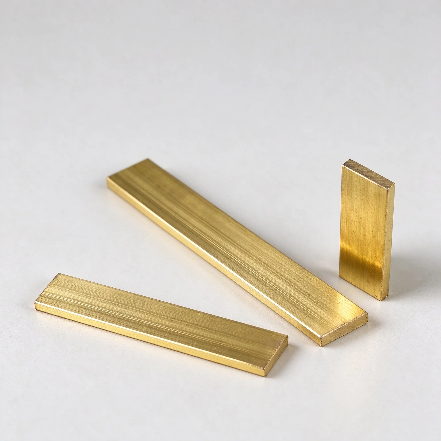 C28000 H59 Brass Rectangular Bar 2-10mm Thick 200/250mm, Solid Flat Strip Stock for CNC DIY Model Craft