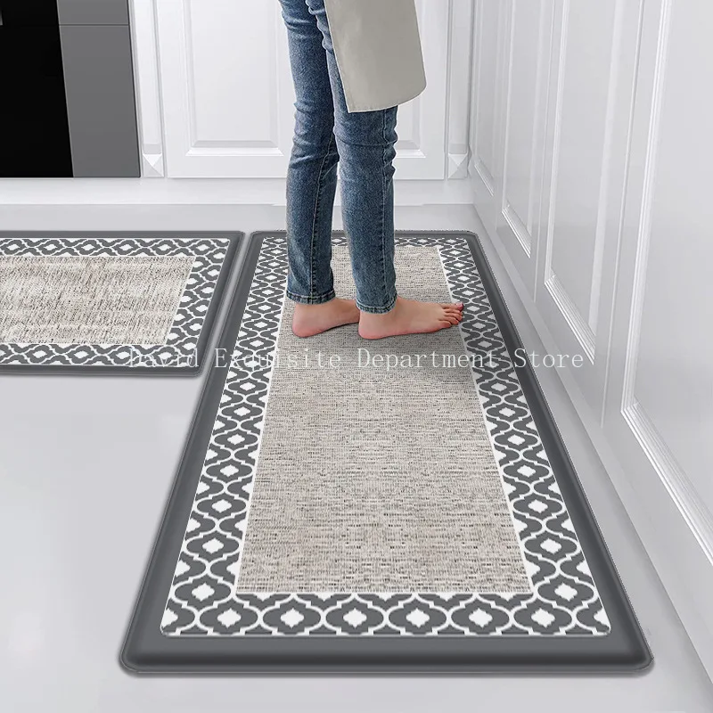 

New Anti-Fatigue Standing Mat, Kitchen Mat with PVC Waterproofing, Non-Slip Kitchen Rug for Standing Desk, Kitchen, Office