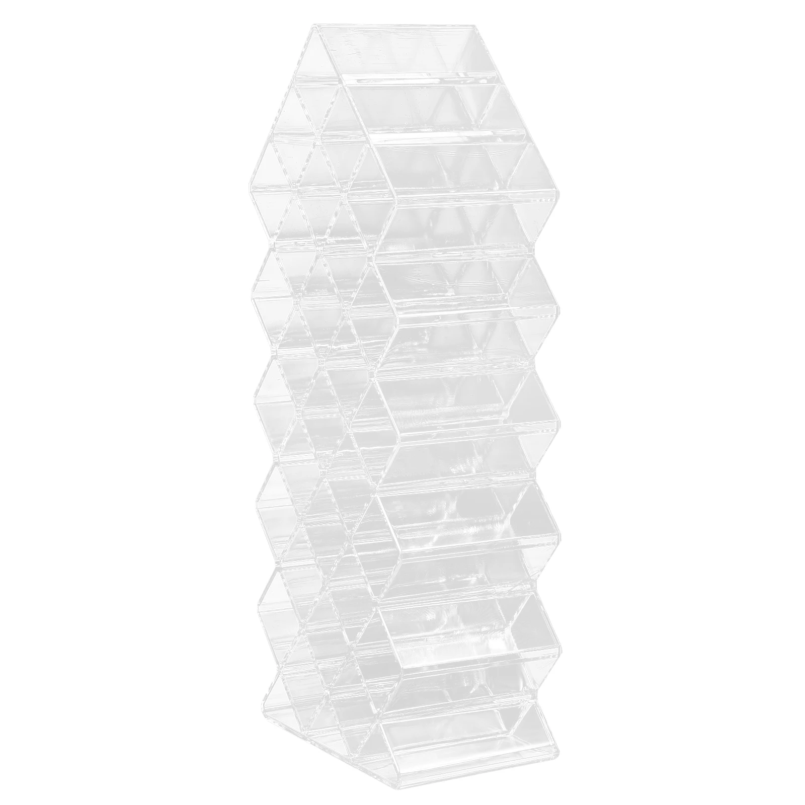 

Lipstick Storage Box Acrylic Cosmetics ganizer Rack Shelf Container Transparent Office Makeup Tool Storage Beauty Accessories