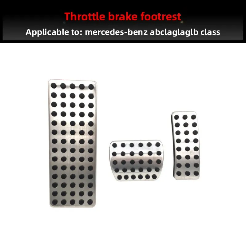 

Car Pedals for Mercedes-Benz A B Cla Gla Glb Class W177 C118 H247 Accelerator Brake Pedal Gas Brake Non-slip Pedal Pads