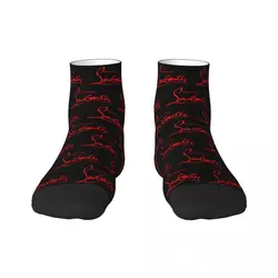 custom Christians High Heels Dress Socks Men Women Warm Funny Novelty Louboutins Crew Socks