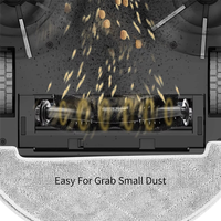 ABUI-For Ultenic D5 Series D5S Pro/D5S Pro+ Spare Parts Robot Vacuum Cleaner Main Brush Side Brush Filter Mop Rag Accessories