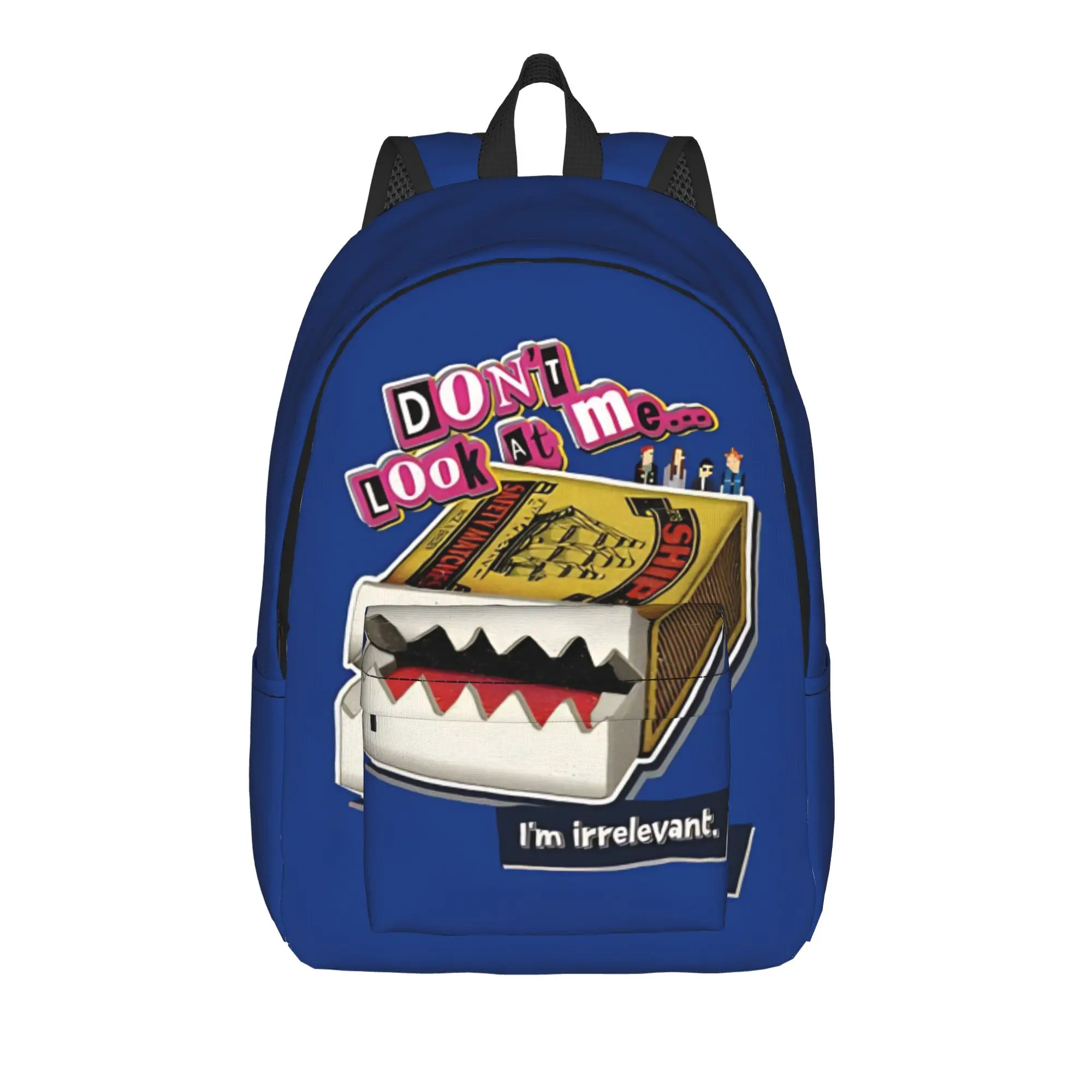 

The Young Ones Bookbag Back to school season TALKING MATCHBOX Large Capacity Backpack
