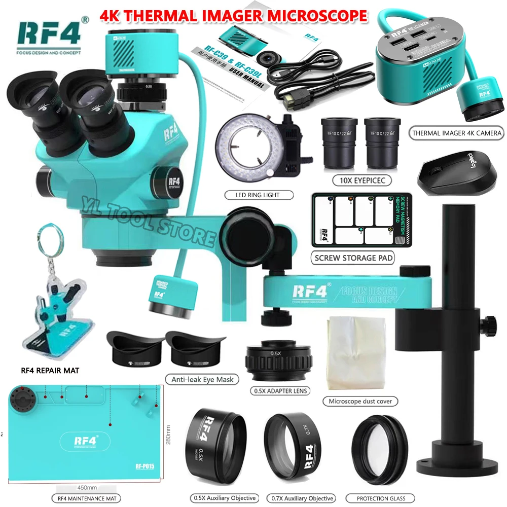 yZ[zRF4 XeIOጰ 360 °   ]֐߃A[X^hdb͂񂾕t PCB C 4K C39 T[}C[W[J