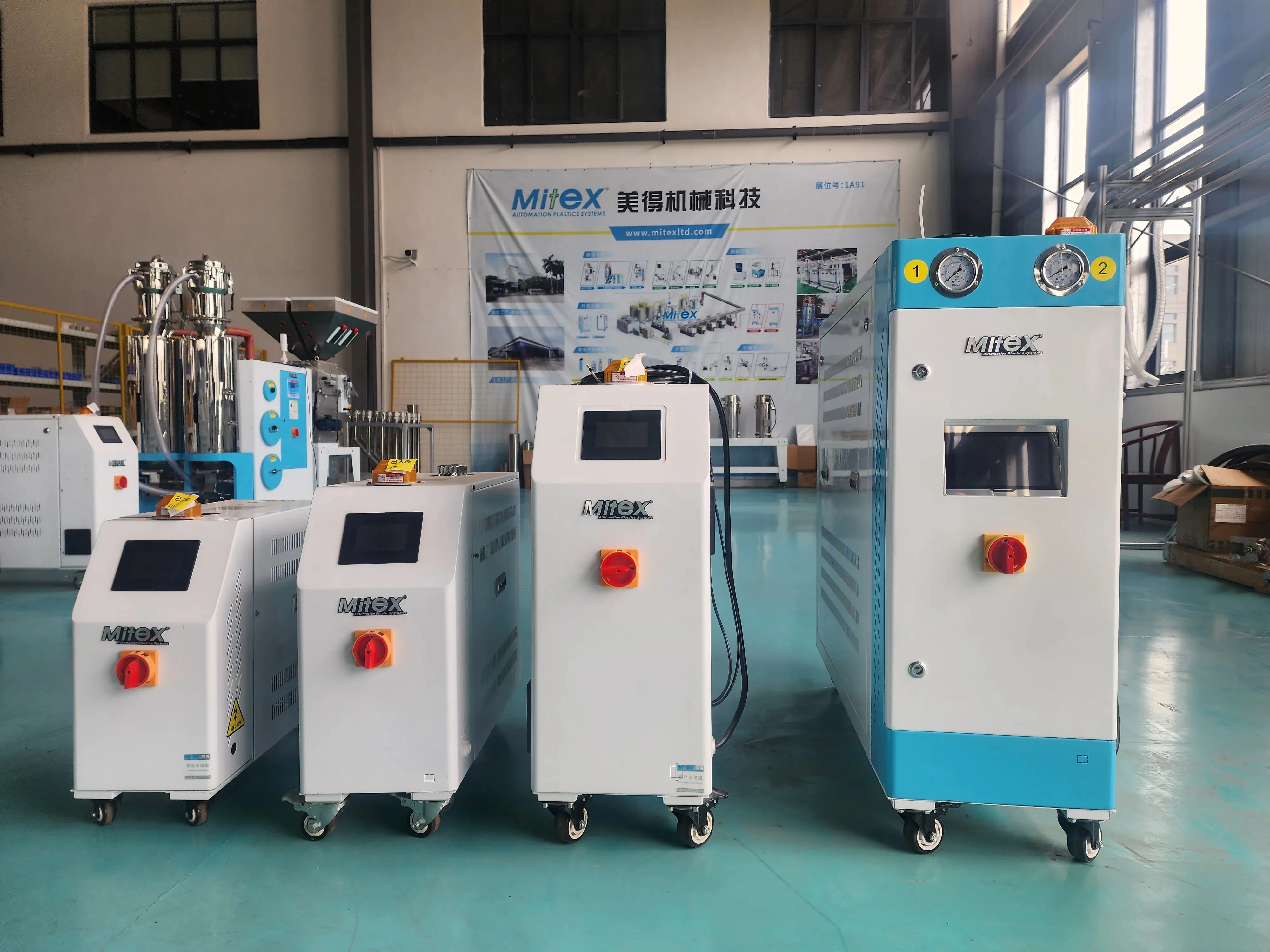 120 Degree Movable Industrial Water Mold Temperature Controller For Injection Mold Heating