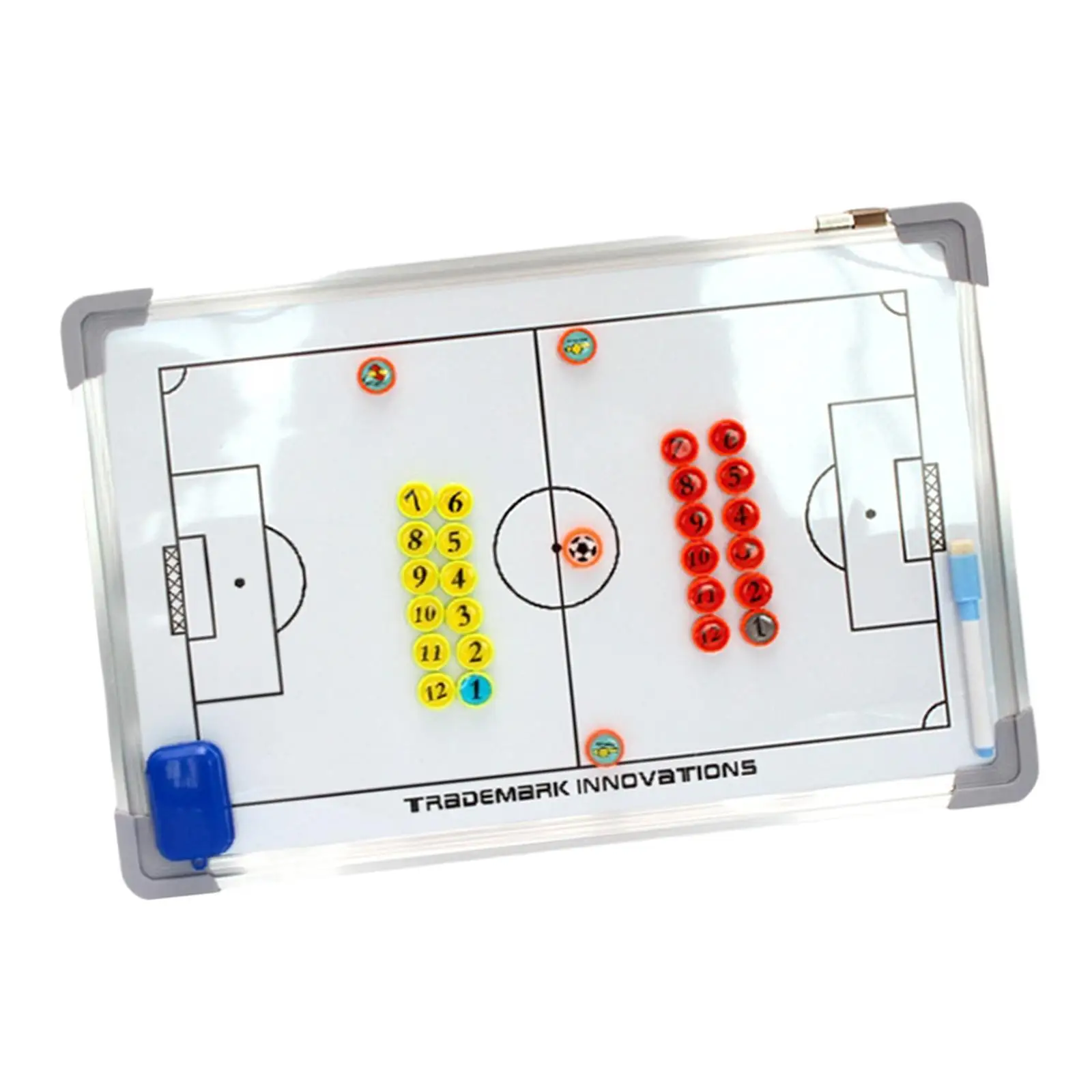 Soccer Coaches Board Game Plan Demonstration Technique Soccer Whiteboard for