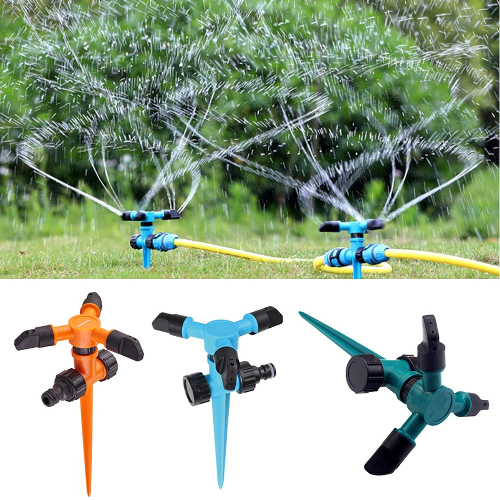 

Garden Watering Sprinklers 360 Degree Rotating Sprinklers Nozzles Male Thread Spike Farm Lawn Rocker Nozzles Garden Irrigation