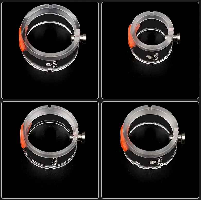 Assorted 30pcs Plastic Watch Movement Holder for 4130 4160 3235 3135 2235 2671 E200 2836 2892/2824 7750 3313 8520 8500 3301 More
