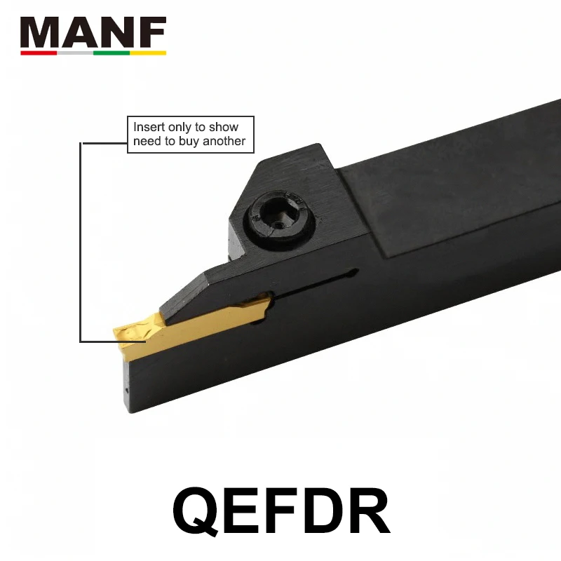 MANF مخرطة القاطع QEFD2020R17-3 العرض الحز آلة خرط تعمل بالتحكم الرقمي بواسطة الحاسوب بالقطع قطع أدوات القاطع فراق الوجه الحز أداة حامل