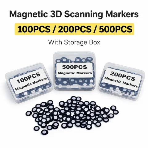 3D Magnetic Tracking Dots 100/200/500PCS, Scanner Reference Point Markers, Diffuse Reflection Positioning Targets (6mm / 10mm )