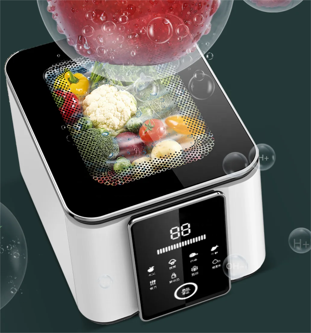 Tesran Fruit and Vegetable Cleaning Machine Eliminates Harmful Bacteria and Pesticide Residues Use for Home and Business