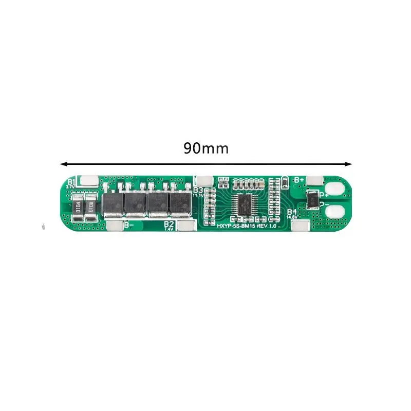 Placa de protección de batería de litio, módulo de sobrecarga y descarga 15A, corriente de trabajo 25A, 5 series 18,5 V/21V1865 0