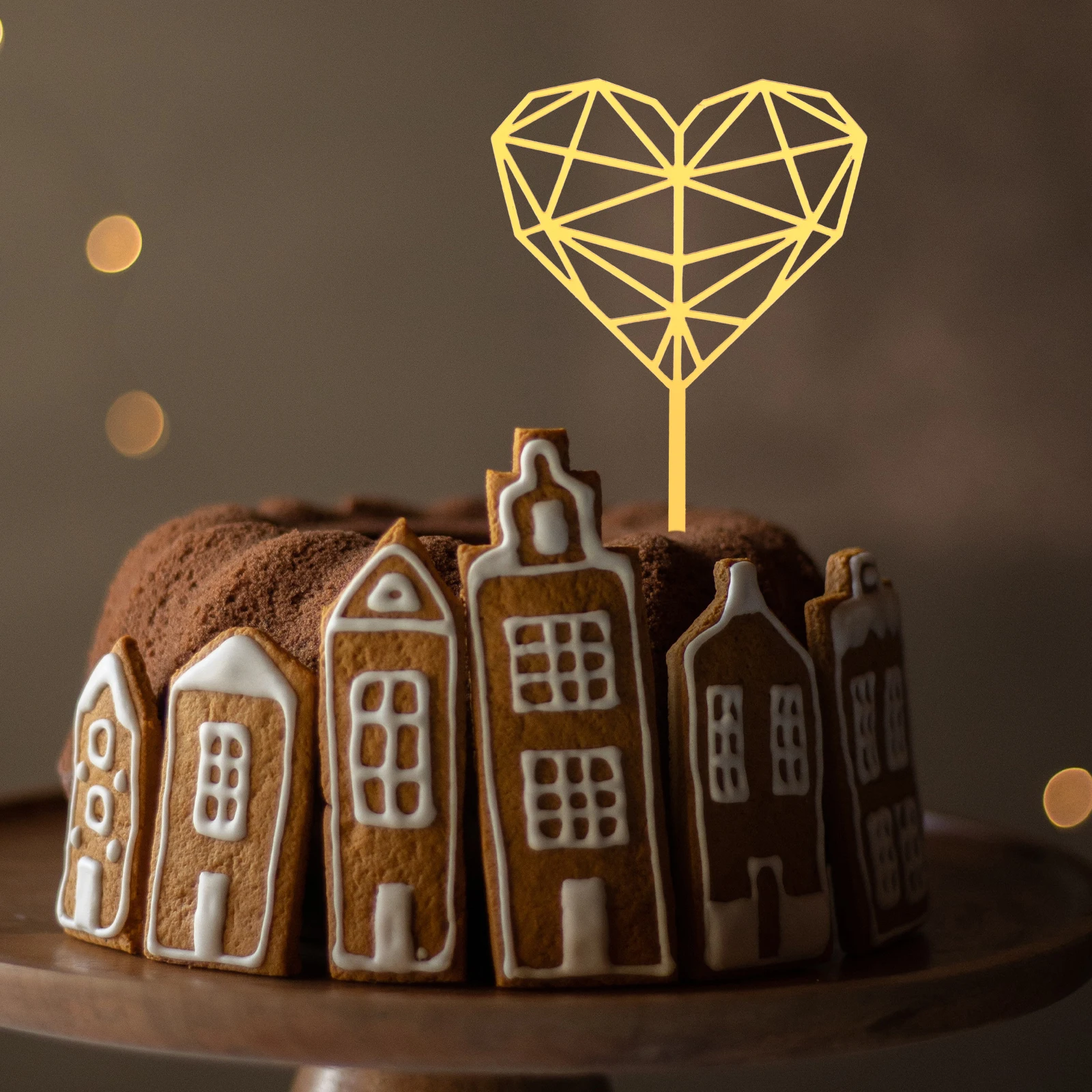 

40 Pcs Cake Decoration Heart Shaped Cupcake Toppers Fruitcake nament Party Picks Valentine Wedding Birthday Decorations Festive